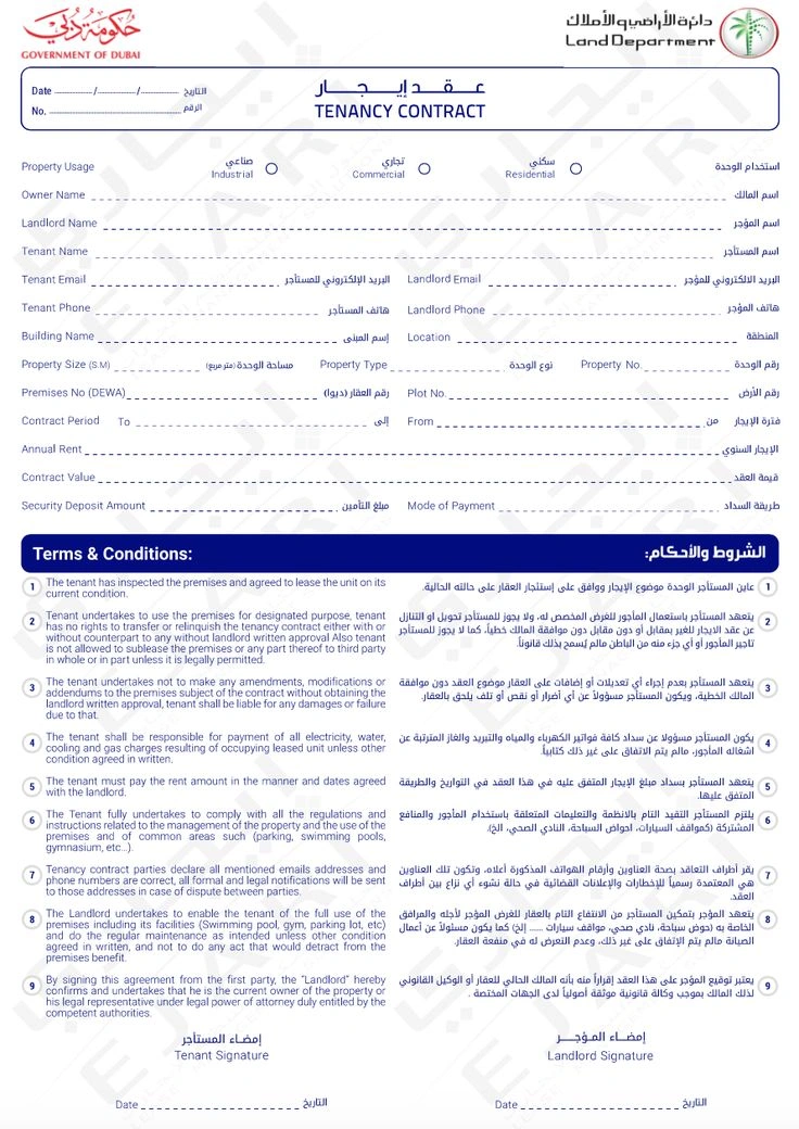 Understanding Tenancy Contract in Dubai