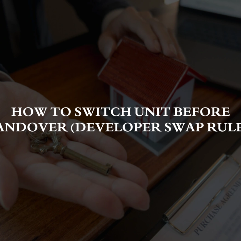 How to Switch Unit Before Handover (Developer Swap Rules)